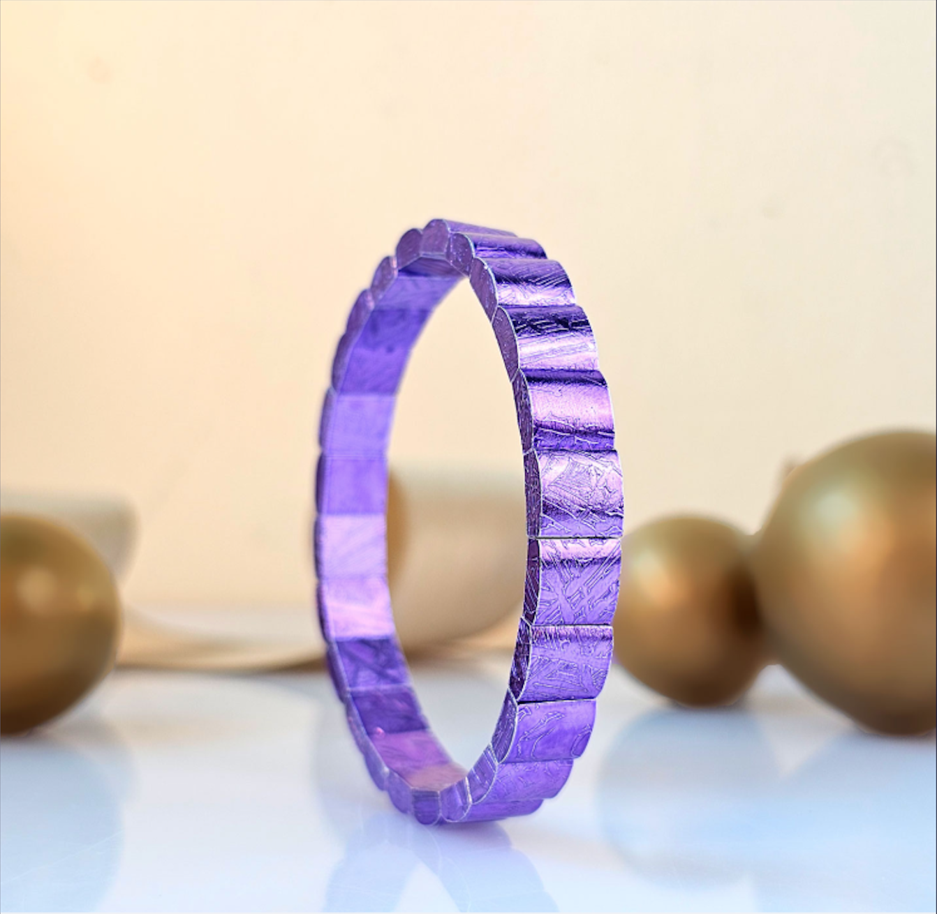 Purple Meteorite Bracelet