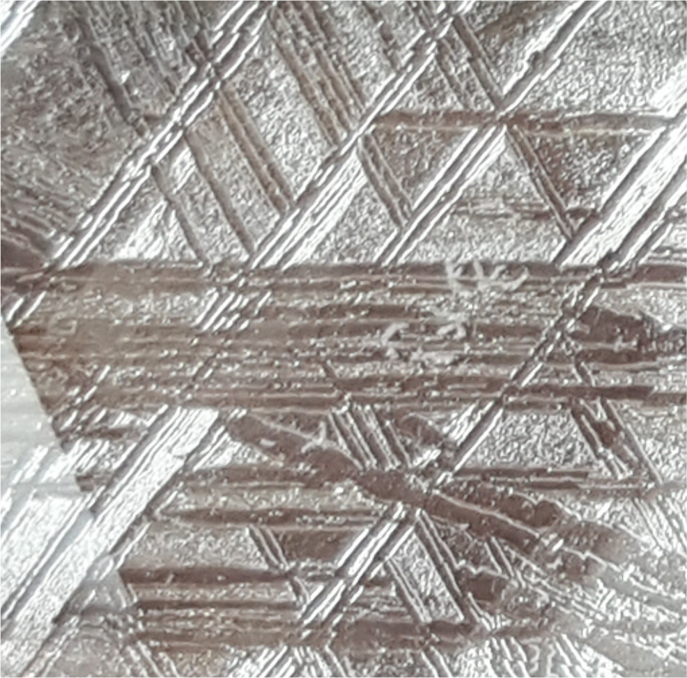 Natural Widmanstätten pattern